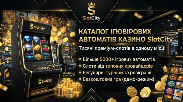 Каталог ігрових автоматів казино SlotCity